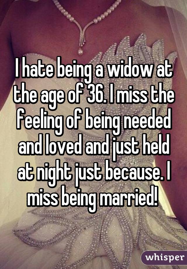 20 Widows Confess How It Really Feels To Lose Their -6868